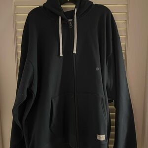 Eddie Bauer Men's Dark Gray Zip-Up Sweater